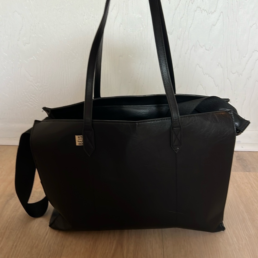 BEIS - THE WORK TOTE - BLACK